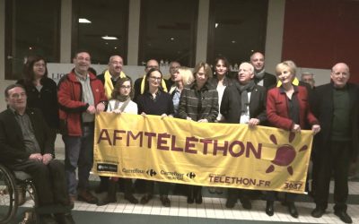 Téléthon 2015 le chèque à Vienne