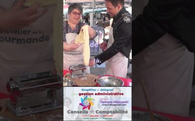 Eric Lee cuisine avec Hélène au milieu du marché de Vienne #vienne #cuisine #illusion