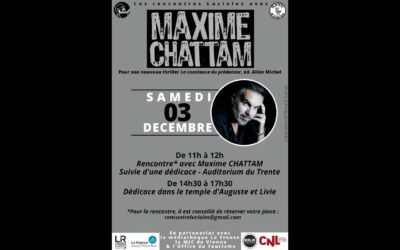 Sang d’encre, Sévenne, Vienne TV actu 11 novembre 2022